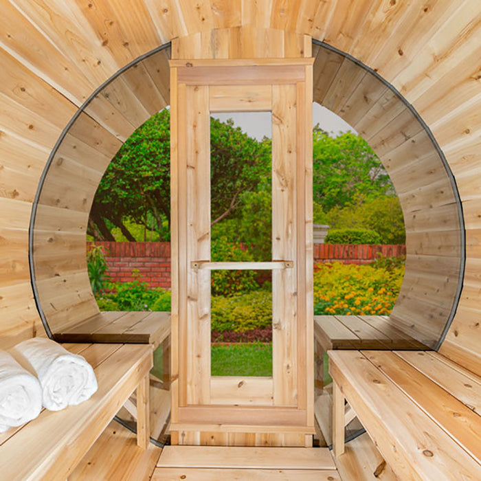 Leisurecraft - Canadian Timber Tranquility MP Barrel Sauna- CTC2345MPE