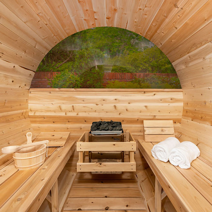 Leisurecraft - Canadian Timber Tranquility MP Barrel Sauna- CTC2345MPE