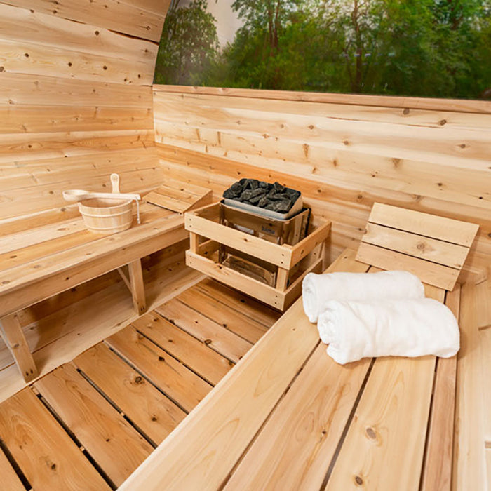Leisurecraft - Canadian Timber Tranquility MP Barrel Sauna- CTC2345MPE