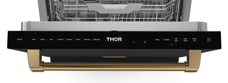 THOR Kitchen - 24-inch Gordon Ramsay Series Dishwasher Matte Black/Bronze - DW24X8BA00-BRZ - IMG6