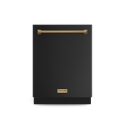 THOR Kitchen - 24-inch Gordon Ramsay Series Dishwasher Matte Black/Bronze - DW24X8BA00-BRZ - IMG1