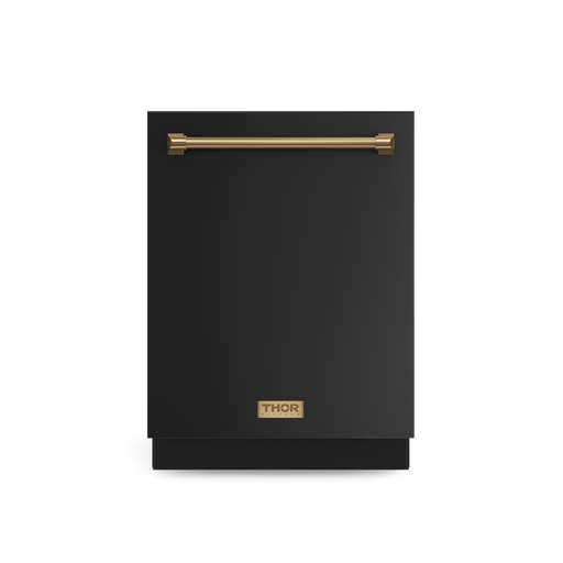 THOR Kitchen - 24-inch Gordon Ramsay Series Dishwasher Matte Black/Bronze - DW24X8BA00-BRZ - IMG1