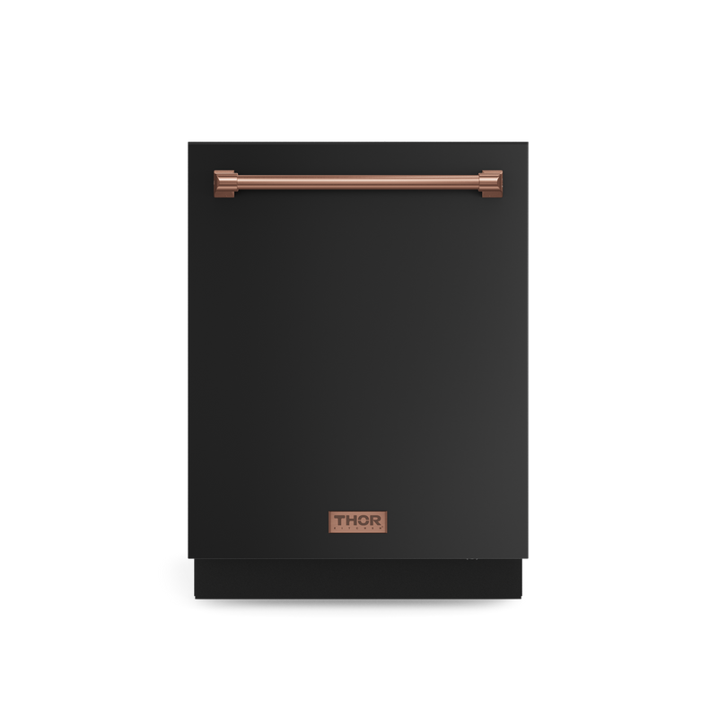 THOR Kitchen - 24-inch Gordon Ramsay Series Dishwasher Matte Black/Rose Gold - DW24X8BA00-RSG - IMG1