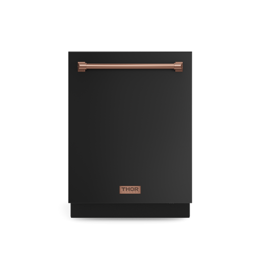 THOR Kitchen - 24-inch Gordon Ramsay Series Dishwasher Matte Black/Rose Gold - DW24X8BA00-RSG - IMG1
