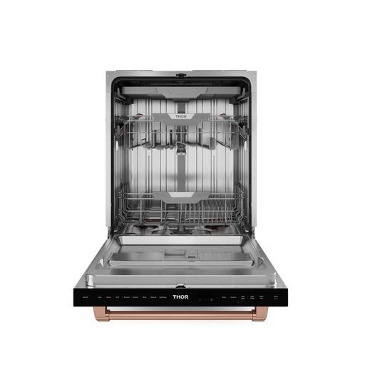 THOR Kitchen - 24-inch Gordon Ramsay Series Dishwasher Matte Black/Rose Gold - DW24X8BA00-RSG - IMG2