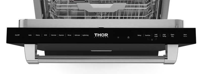 THOR Kitchen - 24-inch Gordon Ramsay Series Dishwasher Stainless Matte Black/Stainless Steel - DW24X8BA00-SS - IMG6