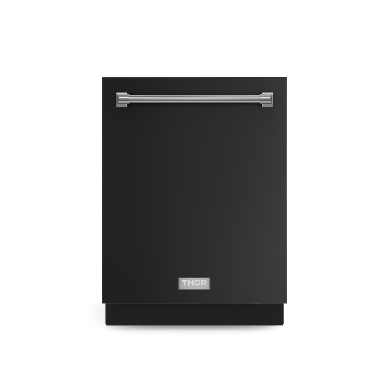 THOR Kitchen - 24-inch Gordon Ramsay Series Dishwasher Stainless Matte Black/Stainless Steel - DW24X8BA00-SS - IMG1