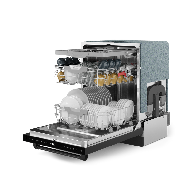 THOR Kitchen - 24-inch Gordon Ramsay Series Dishwasher Matte Black - DW24X8BA00 - IMG5