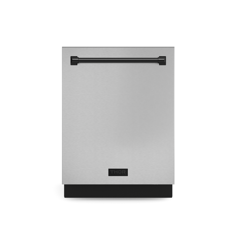 THOR Kitchen - 24-inch Gordon Ramsay Series Dishwasher Stainless Steel/Black - DW24X8BA99-BLK - IMG1