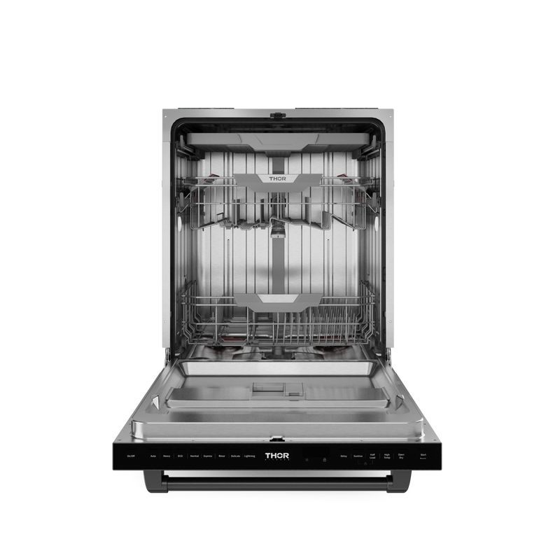THOR Kitchen - 24-inch Gordon Ramsay Series Dishwasher Stainless Steel/Black - DW24X8BA99-BLK - IMG2