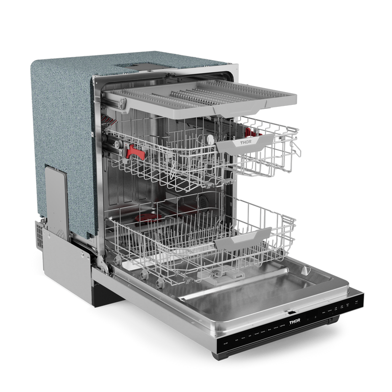 THOR Kitchen - 24-inch Gordon Ramsay Series Dishwasher Stainless Steel/Black - DW24X8BA99-BLK - IMG5