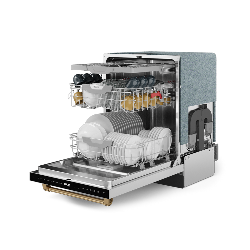 THOR Kitchen - 24-inch Gordon Ramsay Series Dishwasher Stainless Steel/Bronze - DW24X8BA99-BRZ - IMG4
