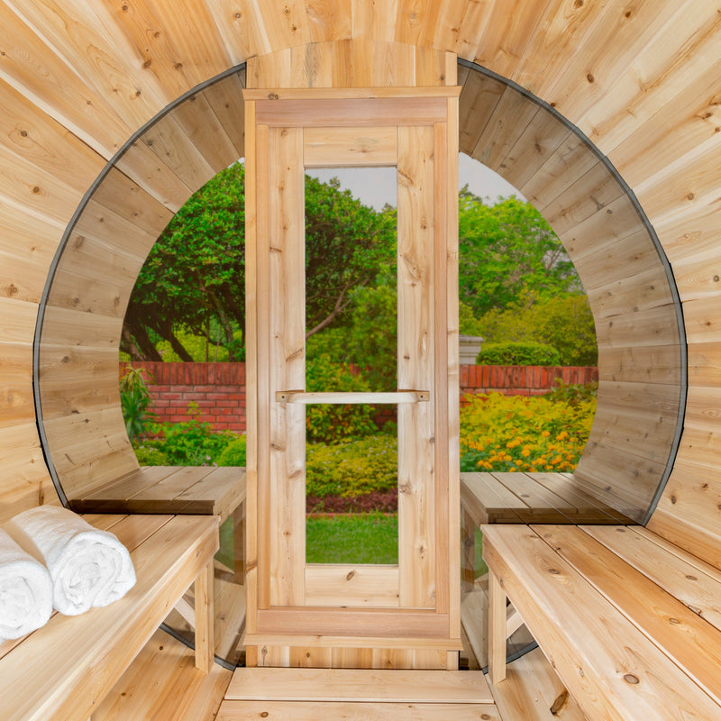 Leisurecraft - Canadian Timber Serenity MP Barrel Sauna - CTC2245MPE