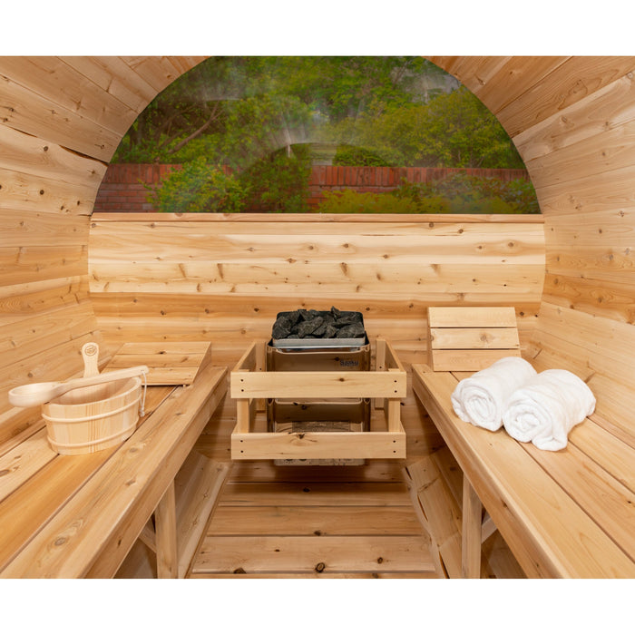 Leisurecraft - Canadian Timber Serenity MP Barrel Sauna - CTC2245MPE