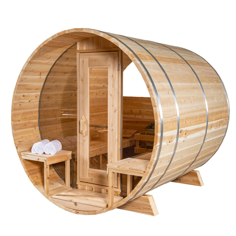 Leisurecraft - Canadian Timber Serenity MP Barrel Sauna - CTC2245MPE