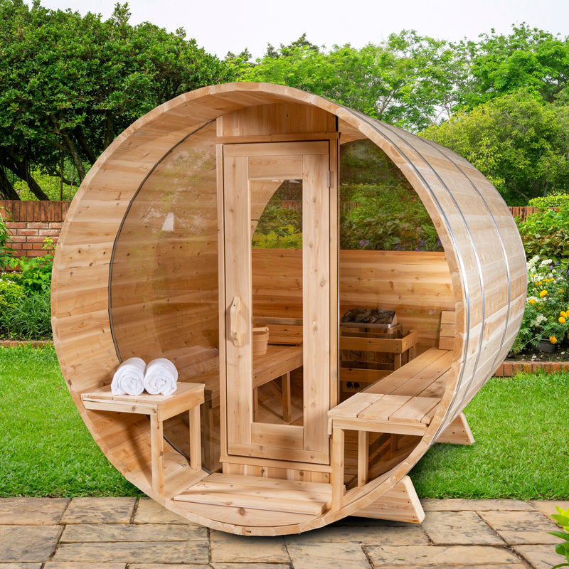 Leisurecraft - Canadian Timber Serenity MP Barrel Sauna - CTC2245MPE