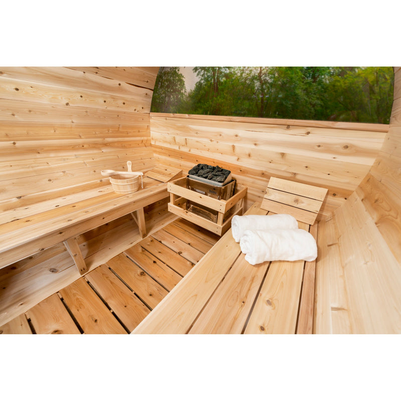 Leisurecraft - Canadian Timber Serenity MP Barrel Sauna - CTC2245MPE