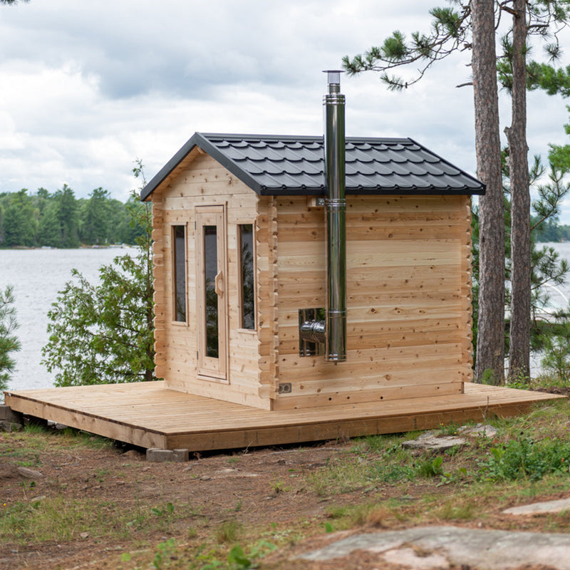 Leisurecraft - Canadian Timber Georgian Cabin Sauna - CTC88W-1