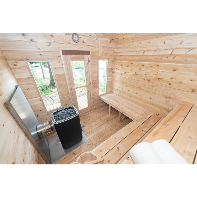 Leisurecraft - Canadian Timber Georgian Cabin Sauna - CTC88W-1
