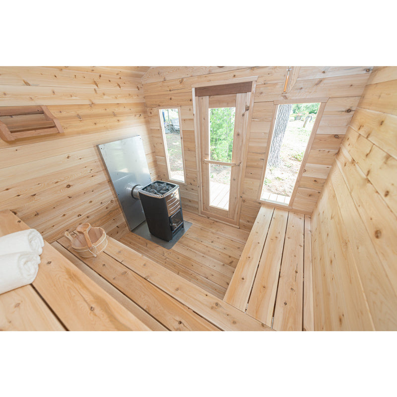 Leisurecraft - Canadian Timber Georgian Cabin Sauna - CTC88W-1