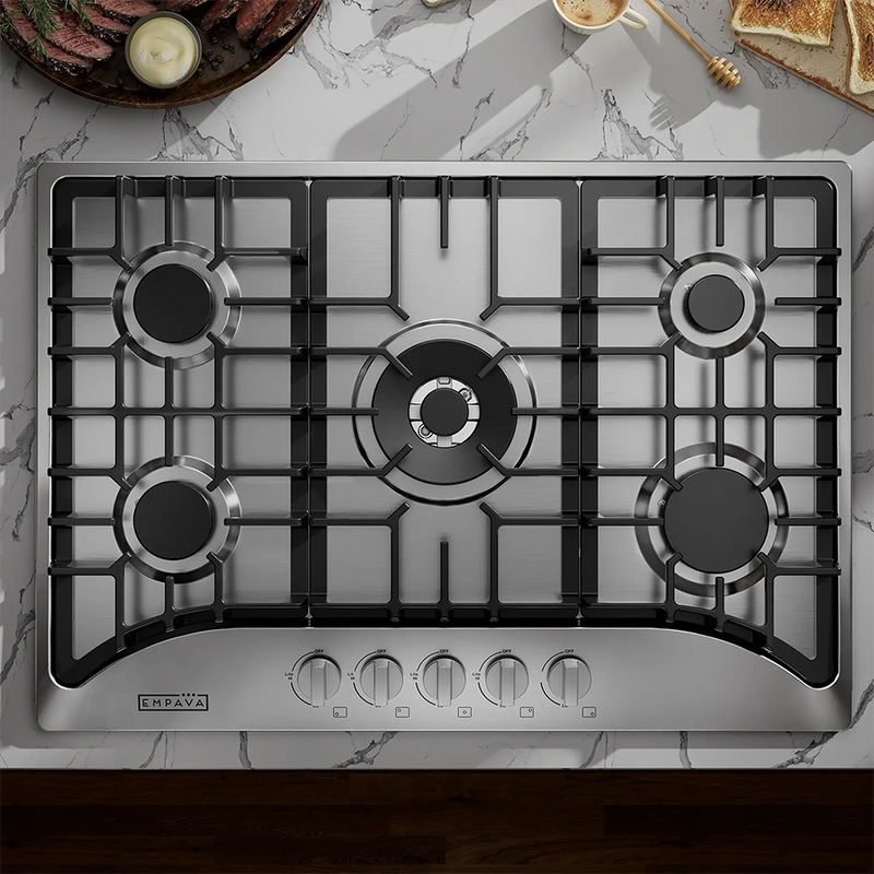 Empava - 30-inch Built-in Gas Cooktops - EMPV-30GC5B70C-GX - IMG6