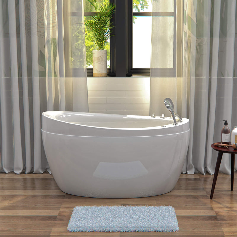 Empava - 48" Freestanding Japanese-Style Air Massage Bathtub with Reversible Drain - EMPV-48JT011 - IMG1