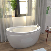 Empava - 59" Freestanding Japanese-Style Air Massage Bathtub with Reversible Drain - EMPV-59JT011 - IMG1