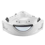 Empava - 59" Alcove Whirlpool Inline Heater LED Tub with Left Drain - EMPV-59JT319LED - IMG9