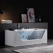 Empava - 59" Alcove LED Whirlpool Bathtub with Center Drain - EMPV-59JT408LED - IMG2