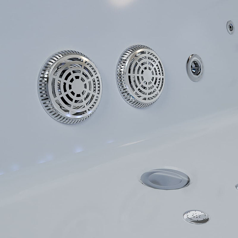 Empava - 71-inch Freestanding Combination Massage 2-Person LED Tub With Center Drain - EMPV-71JT801 - IMG6