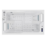 Empava - 71-inch Alcove Massage Inline Heater 2-Person LED Tub With Left Drain - EMPV-71JT802 - IMG10