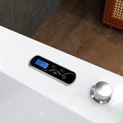 Empava - 71" Freestanding Combo Massage Whirlpool Inline Heater 2-Person Bathtub with Dual Glass Design - EMPV-71PRO01 - IMG5