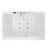 Empava - 71" Alcove Dual Massage Whirlpool Inline Heater 2-Person Bathtub with Revi-skin Therapy - EMPV-71PRO05 - IMG10