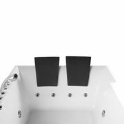 Empava - 72" Alcove Whirlpool LED Bathtub for 2 Persons with Left Drain - EMPV-72JT367LED - IMG7