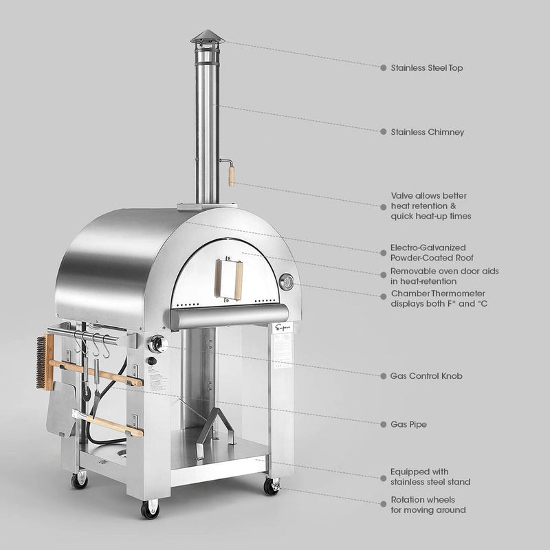 Empava - Outdoor Wood Fired and Gas Pizza Oven - EMPV-PG03 - IMG6