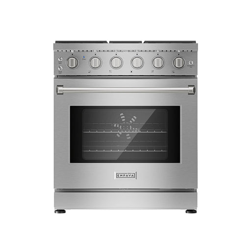Empava - 30-inch Pro-Style Slide-in Single Oven Gas Range - EMPV-30GR10 - IMG1