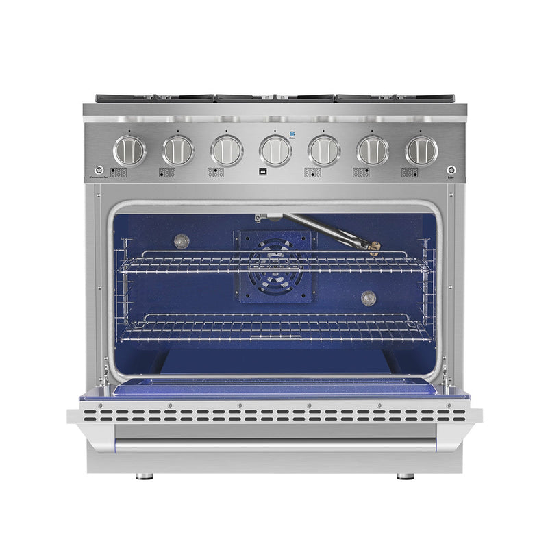 Empava - 36-inch Pro-Style Slide-In Single Oven Gas Range - EMPV-36GR08 - IMG6