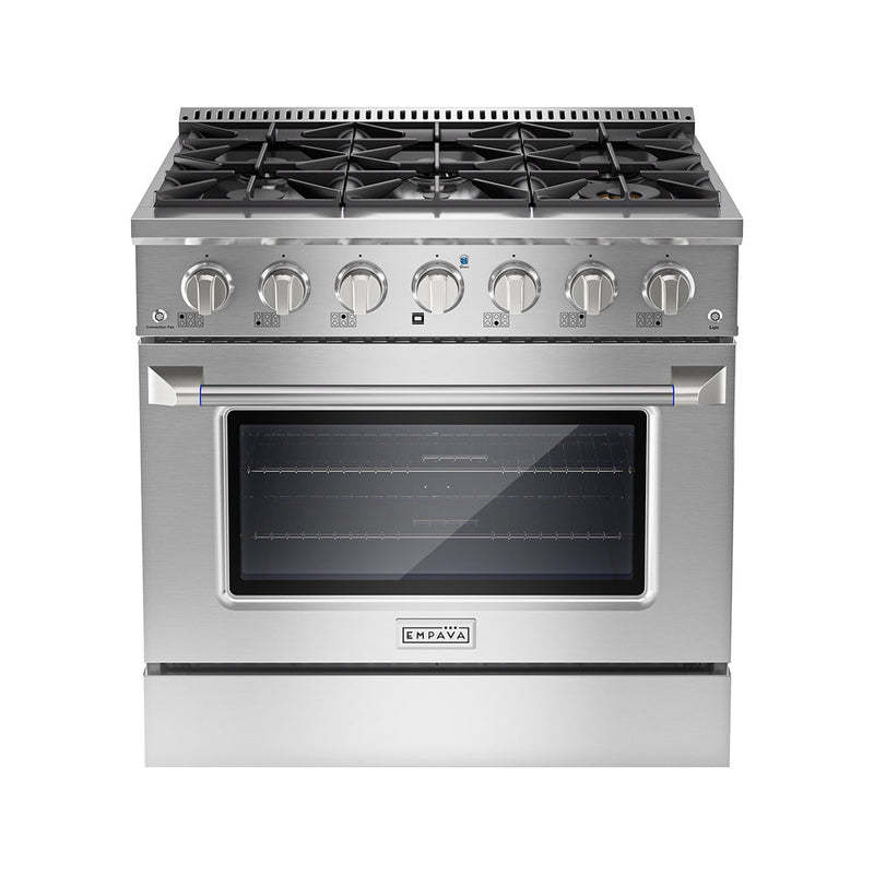Empava - 36-inch Pro-Style Slide-In Single Oven Gas Range - EMPV-36GR08 - IMG2