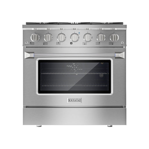 Empava - 36-inch Pro-Style Slide-In Single Oven Gas Range - EMPV-36GR08 - IMG1