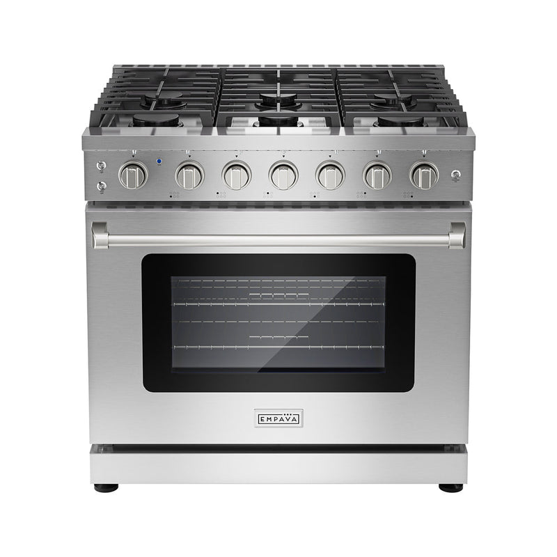 Empava - 36-inch Pro-Style Slide-in Single Oven Gas Range - EMPV-36GR11 - IMG2