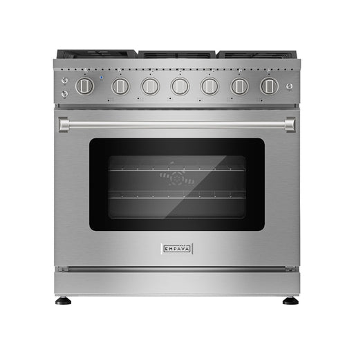 Empava - 36-inch Pro-Style Slide-in Single Oven Gas Range - EMPV-36GR11 - IMG1