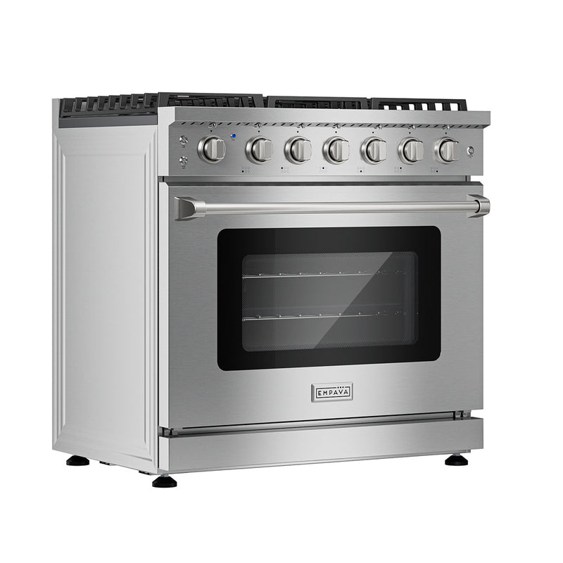 Empava - 36-inch Pro-Style Slide-in Single Oven Gas Range - EMPV-36GR11 - IMG3
