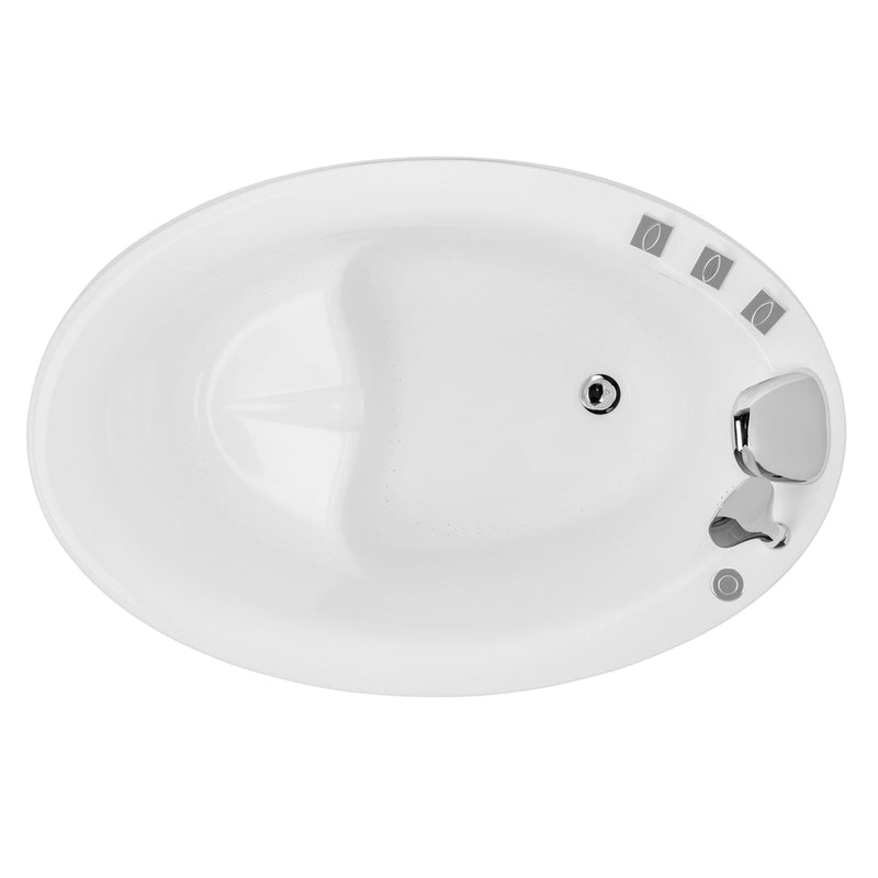Empava - 48" Freestanding Japanese-Style Air Massage Bathtub with Reversible Drain - EMPV-48JT011 - IMG11