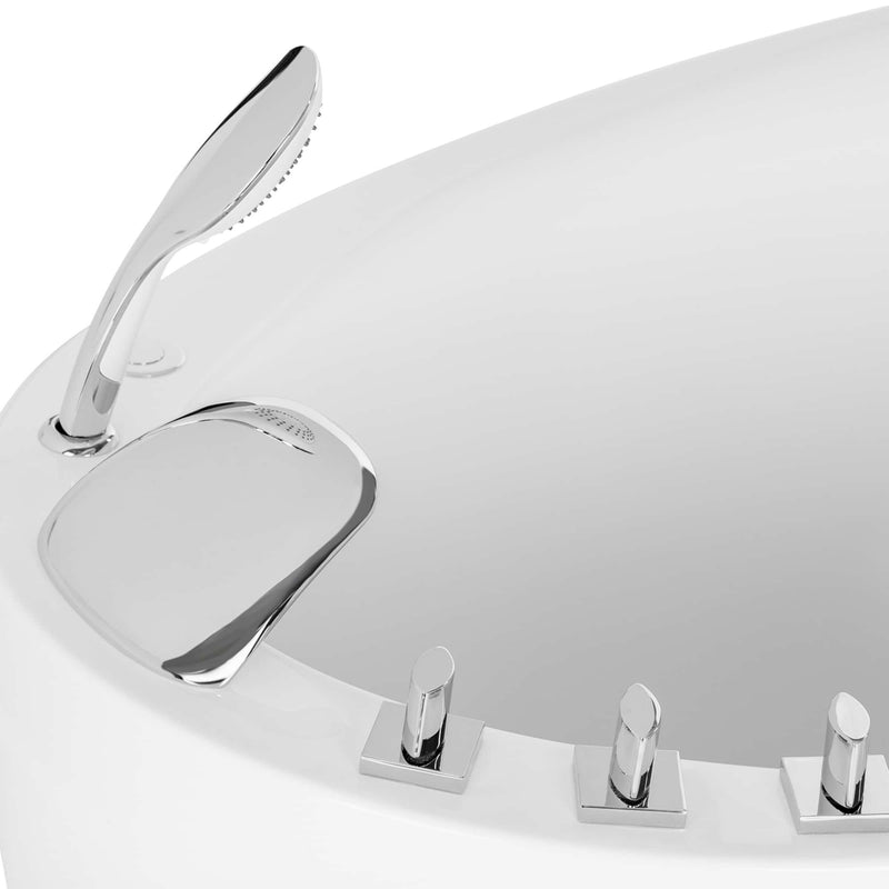 Empava - 48" Freestanding Japanese-Style Air Massage Bathtub with Reversible Drain - EMPV-48JT011 - IMG8
