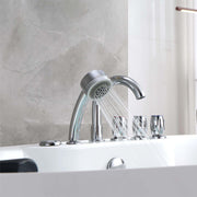 Empava - 59" Acrylic Freestanding Whirlpool Bathtub with Center Drain - EMPV-59AIS12 - IMG8
