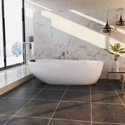 Empava - 59" Acrylic Freestanding Whirlpool Bathtub with Center Drain - EMPV-59AIS12 - IMG2