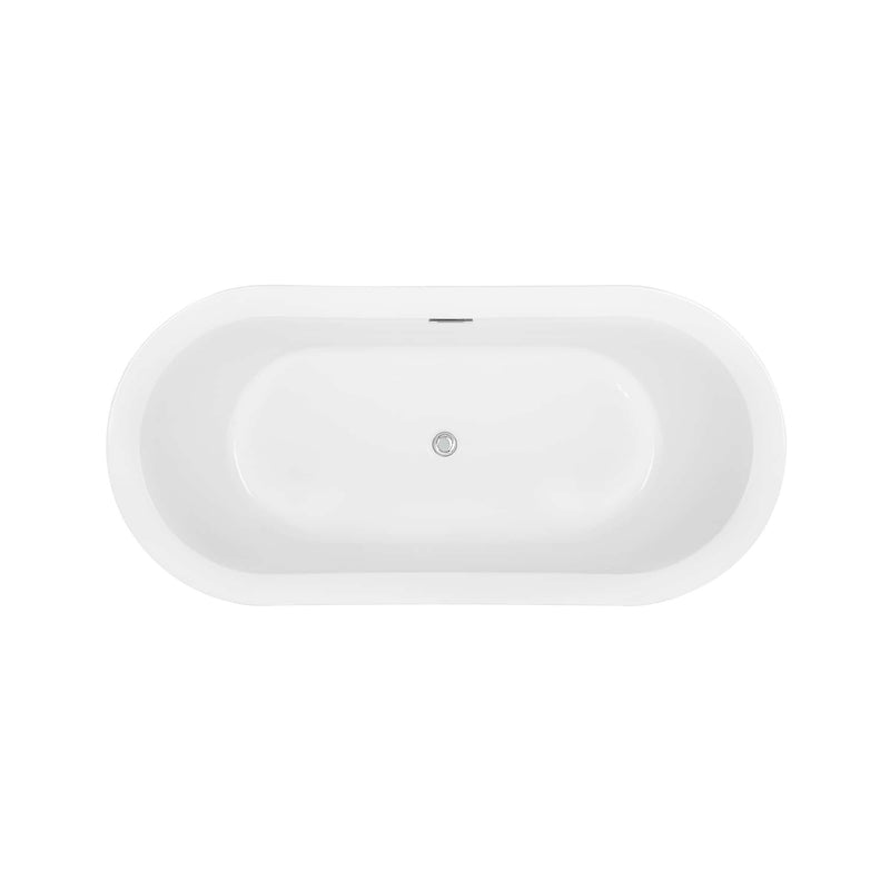 Empava - 59" Freestanding Soaking Tub with Center Drain - EMPV-59FT1505 - IMG8