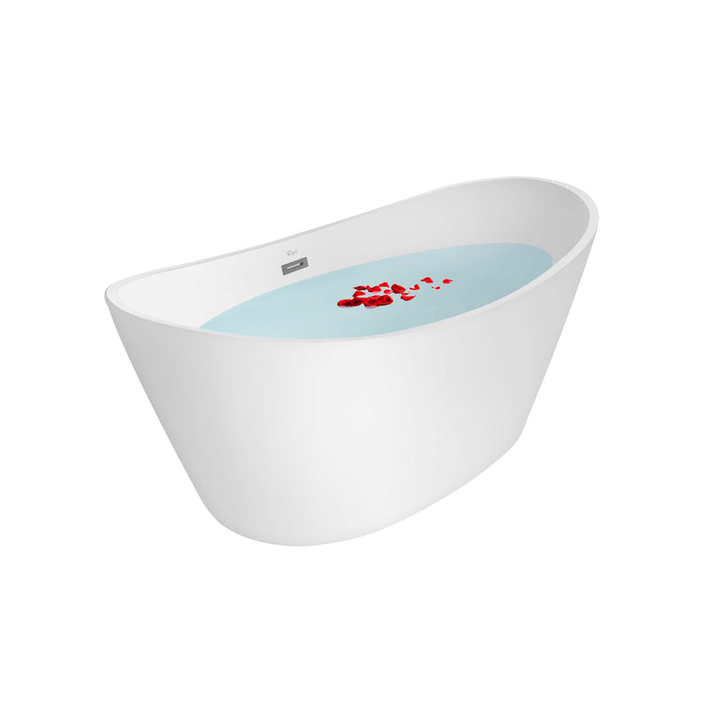 Empava - 59" Freestanding Soaking Tub with Center Drain - EMPV-59FT1518 - IMG5