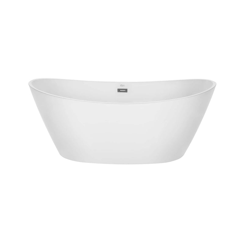 Empava - 59" Freestanding Soaking LED Tub with Center Drain - EMPV-59FT1518LED - IMG4