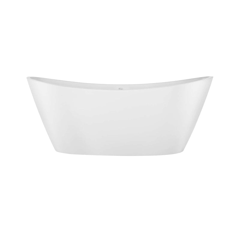 Empava - 59" Freestanding Soaking LED Tub with Center Drain - EMPV-59FT1518LED - IMG6